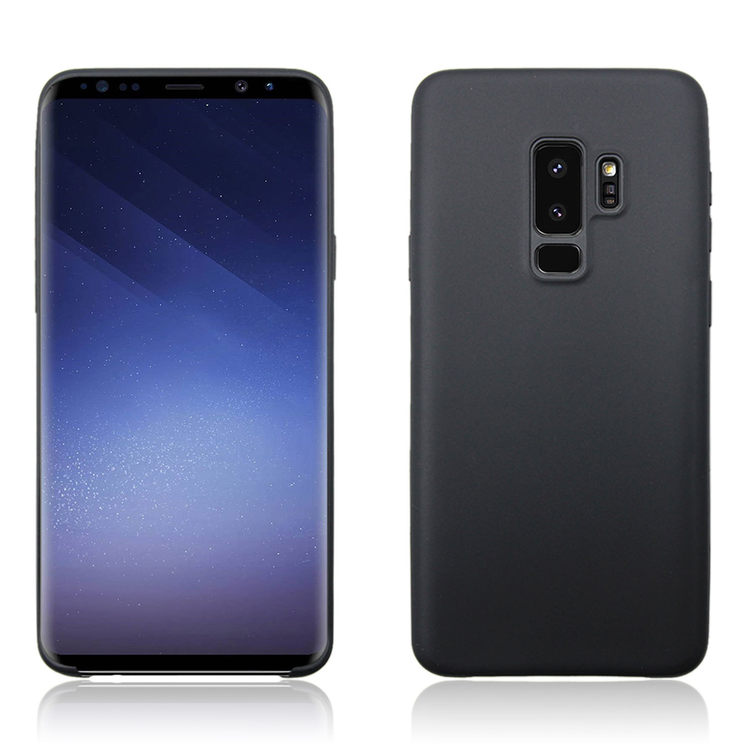 Galaxy S9 - Stilrent Matt Silikonskal från NKOBEE