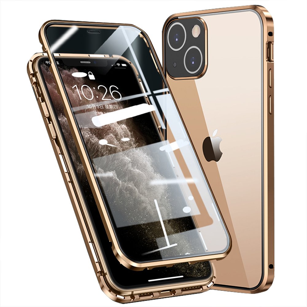 iPhone 14 - Skyddande (Magnetiskt) Dubbelsidigt Skal