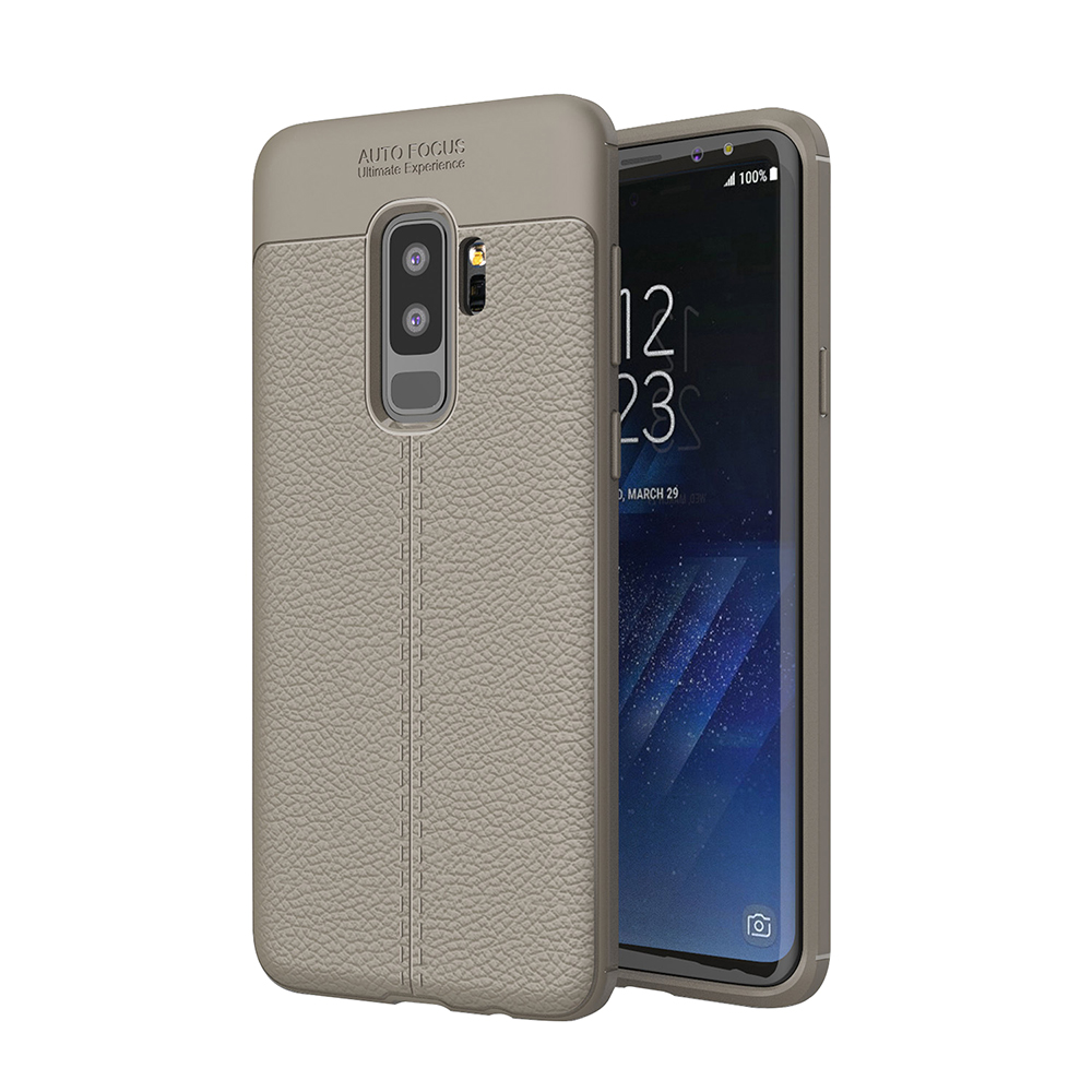 Skyddande Silikonskal (Litchi) till Samsung Galaxy S9