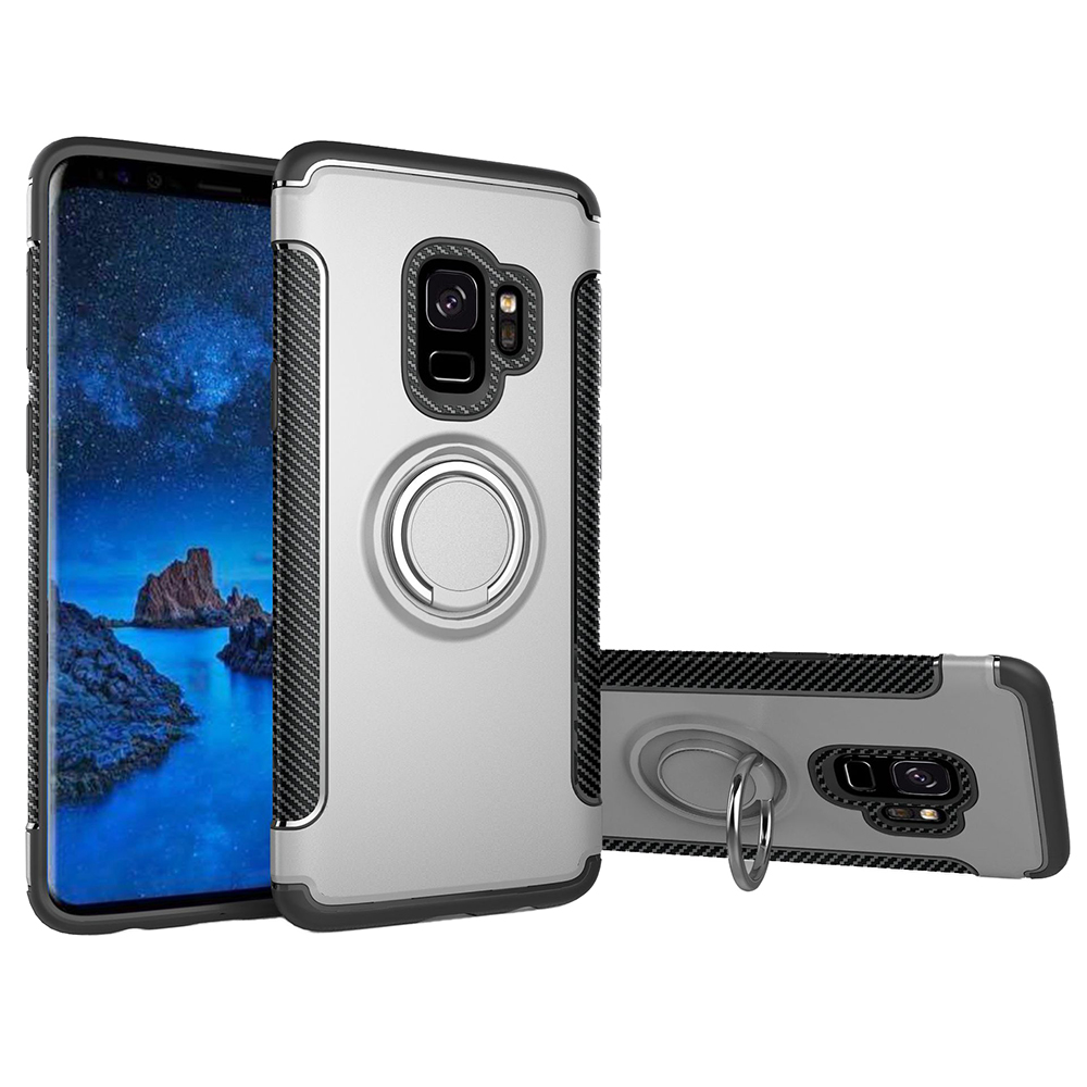 Elegant Skal med Hållare för Samsung Galaxy S9