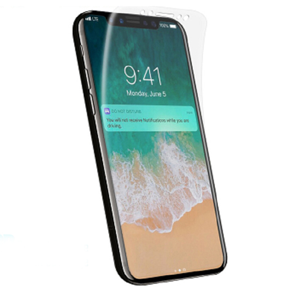 2-PACK iPhone XR Hydrogel Skärmskydd HD 0,2mm