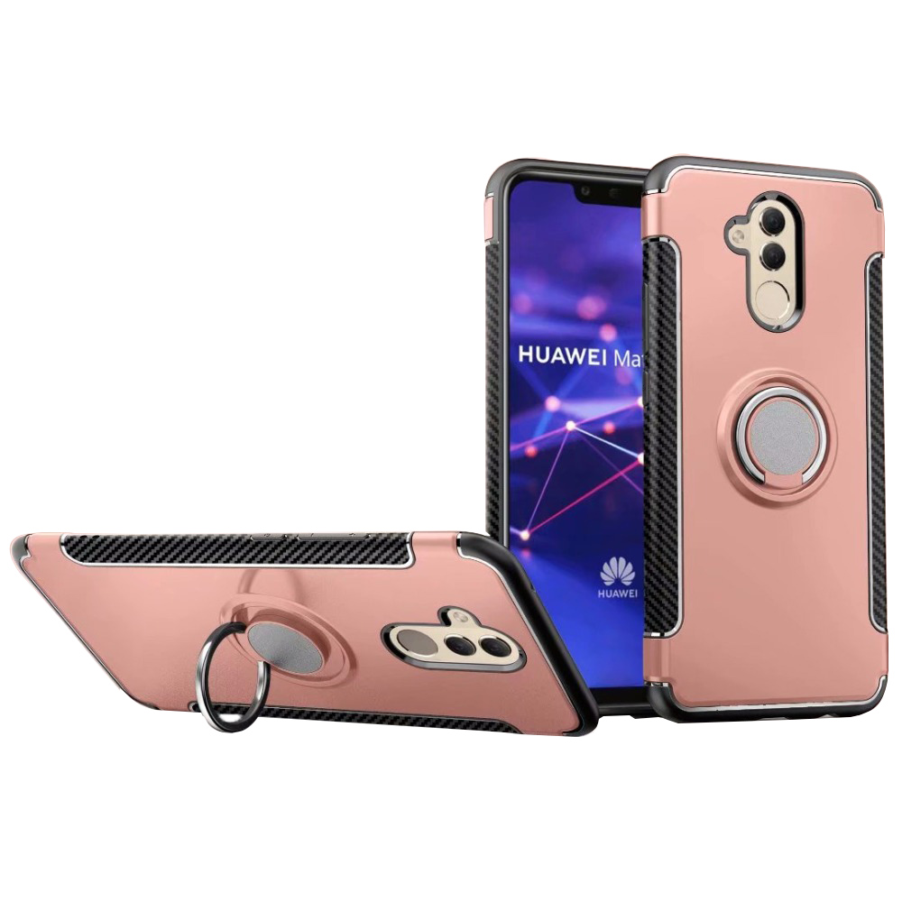 Mate 20 Lite - HYBRID-Skal med Ringhållare från FLOVEME