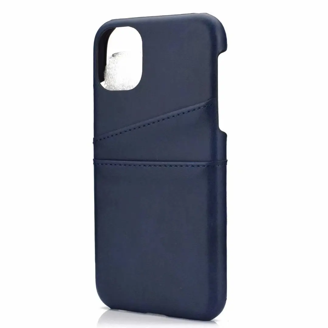 iPhone 15 - Slimmat PU-läderfodral med 2-kortfack
