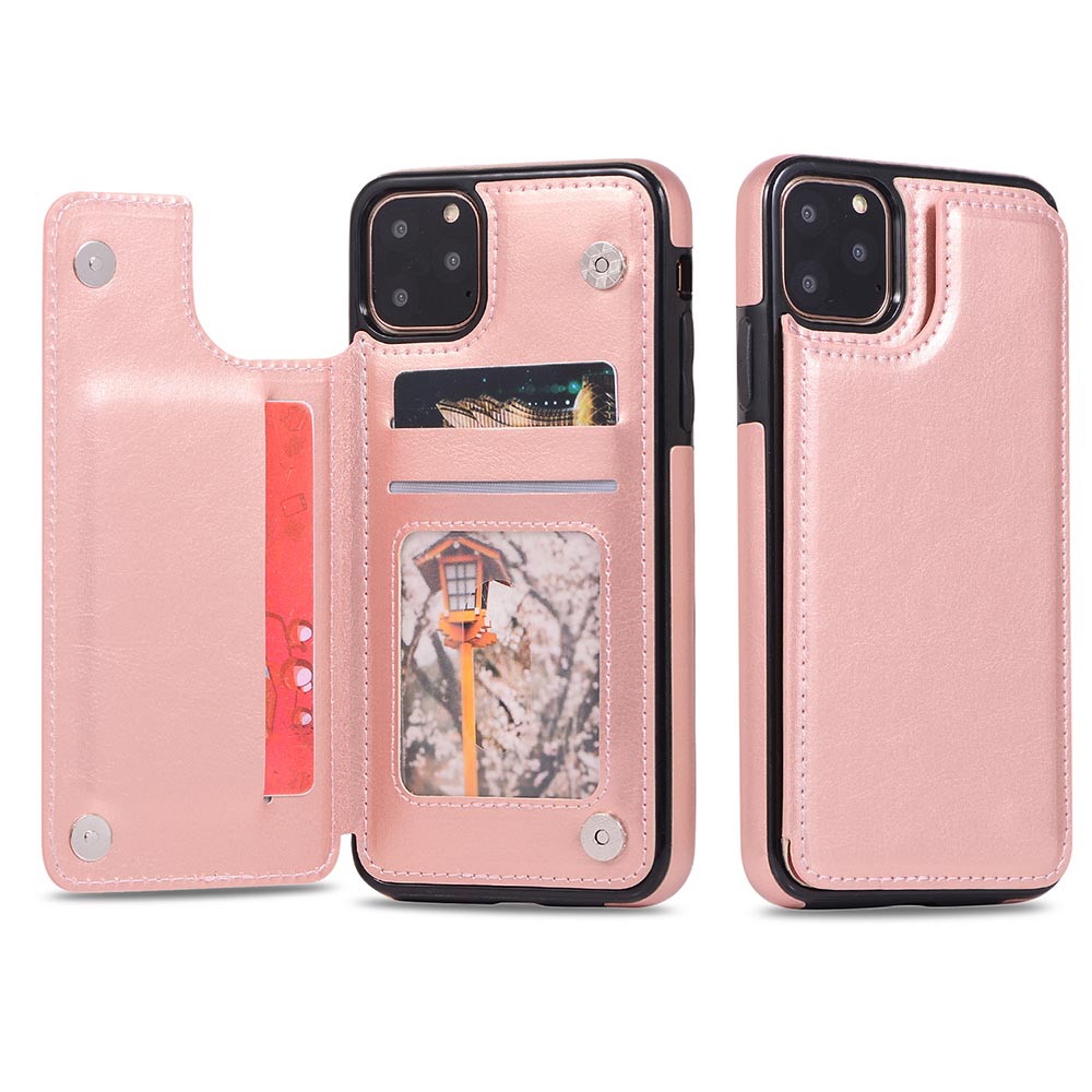 iPhone 11 - Praktiskt Stilrent Nkobee Skal med Kortfack