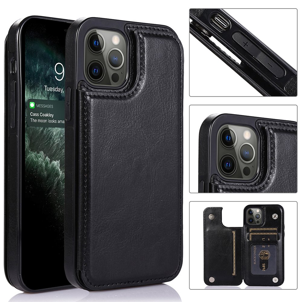 iPhone 13 Pro Max - Smart Skal med Korthållare