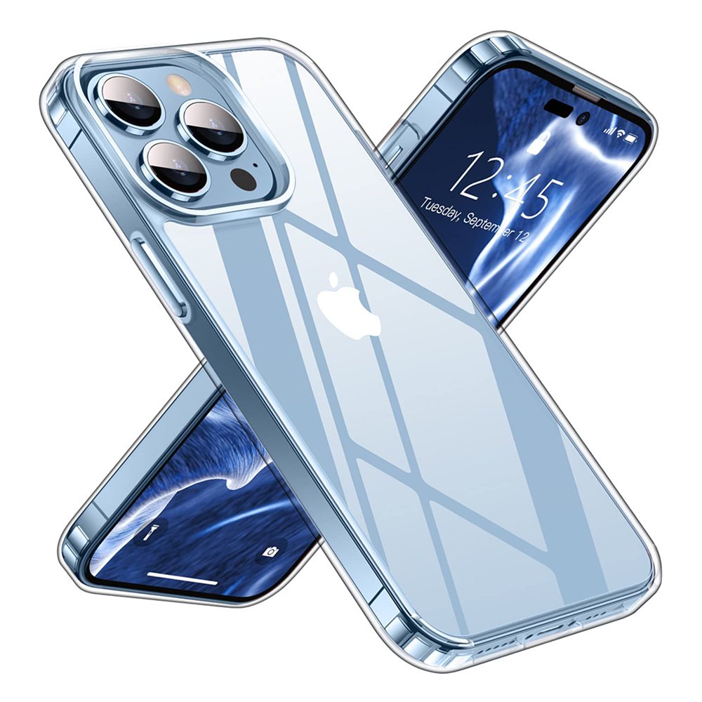 iPhone 14 Pro - Skyddande Tunt Floveme Silikonskal