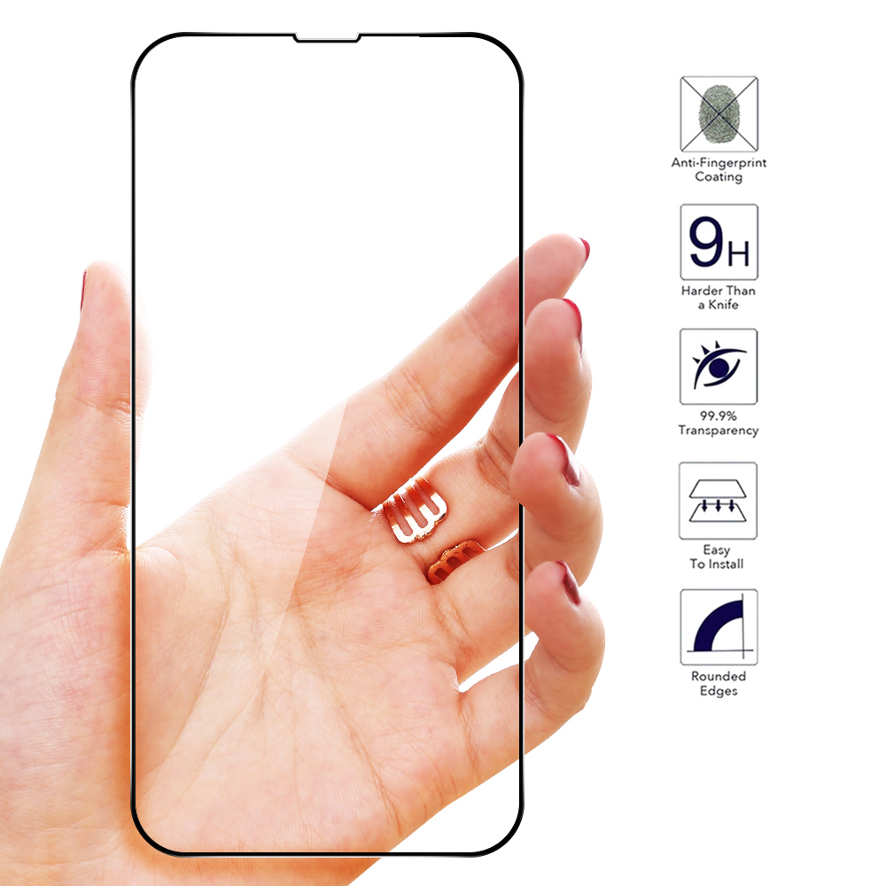 3-PACK iPhone 14 Pro Max Skärmskydd 2.5D HD 0,3mm