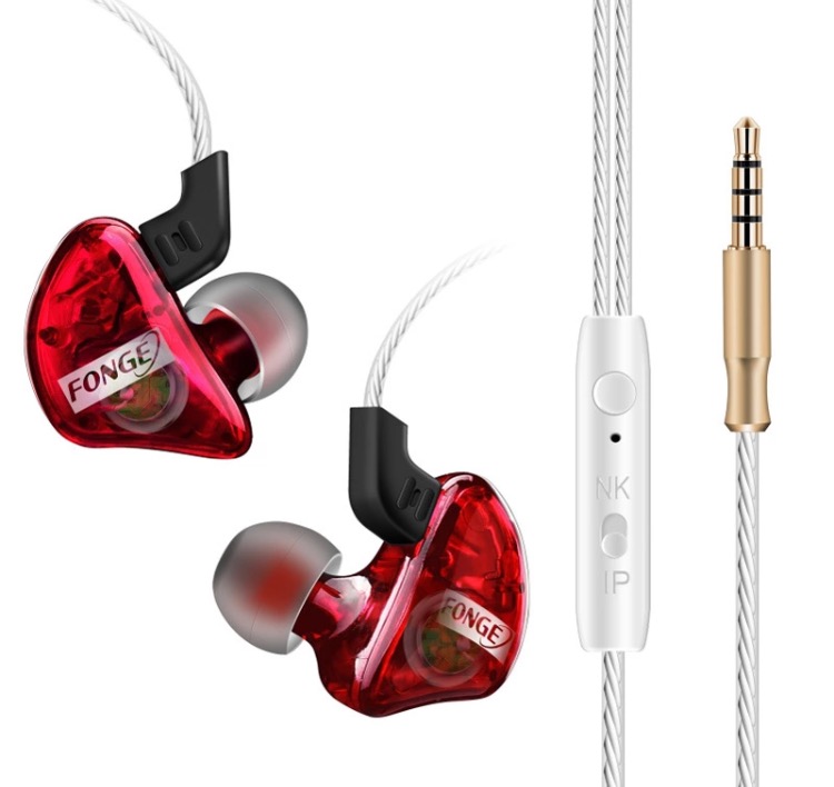 FONGE MXJ In-ear Hörlurar med Mic In-lineControl (Earphone)