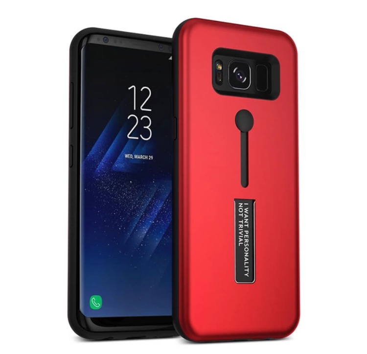 Smart Skal med Fingerrem för Samsung Galaxy S8+