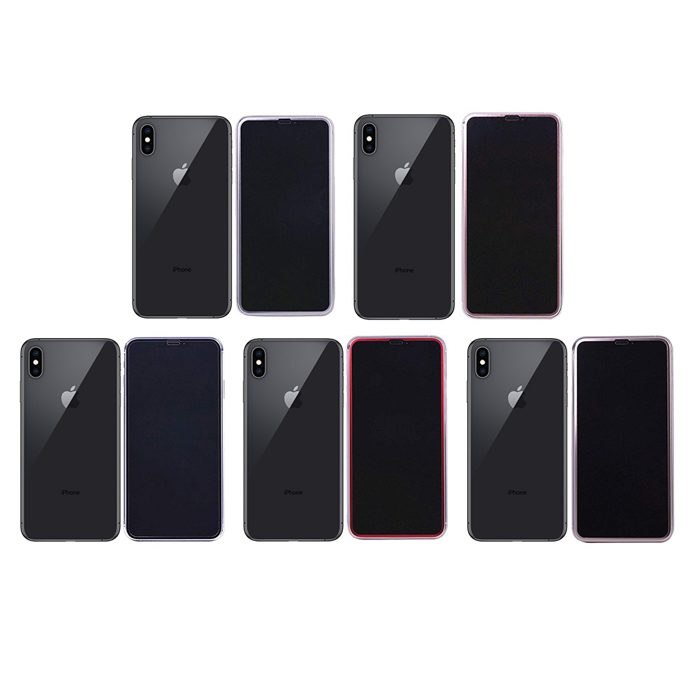 5-PACK iPhone XS Max ProGuard Skärmskydd 3D Aluminiumram