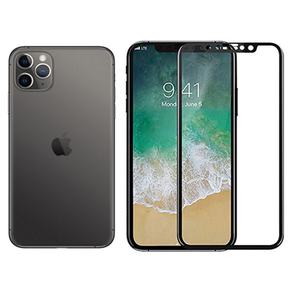 5-PACK iPhone 11 Pro Max HuTech Carbon Skärmskydd