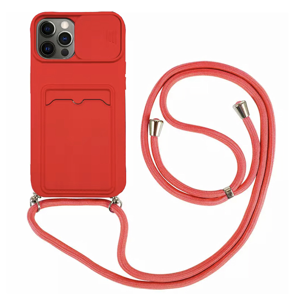 iPhone 12 Pro - Smart Silikonskal med Kortfack