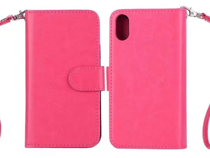 iPhone X/XS - Rymligt 9-Korts Plånboksfodral Sedelfack