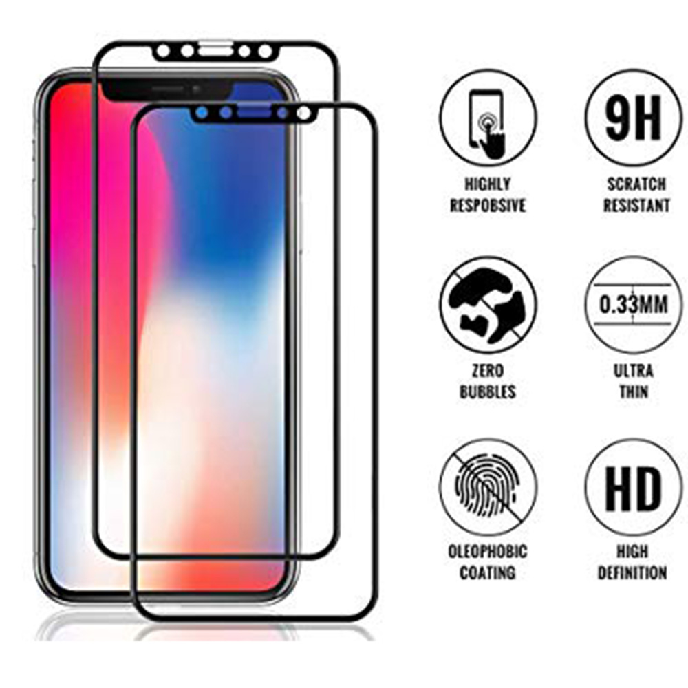 2-PACK iPhone 11 Pro Max HuTech Carbon Skärmskydd