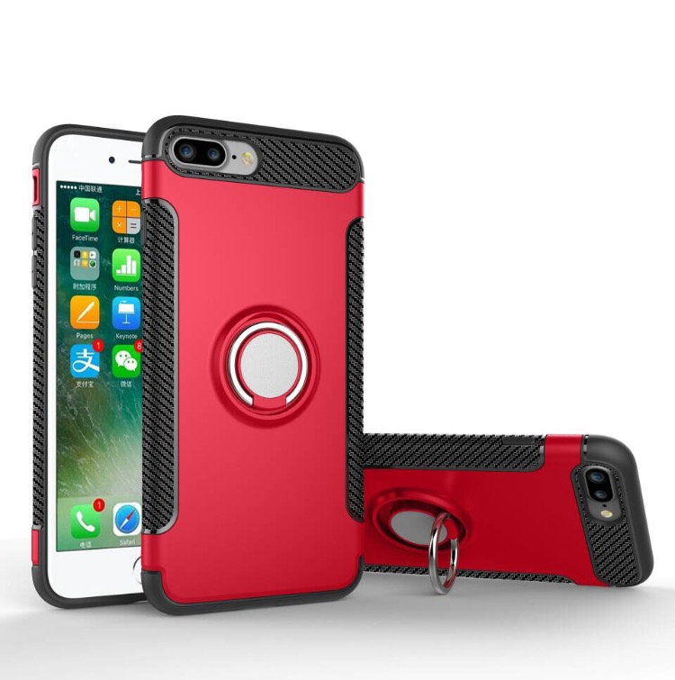 iPhone 8 Plus - Hybridskal med Ringholder