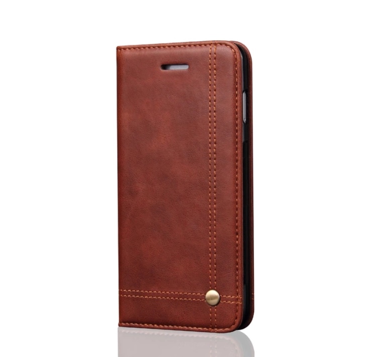Fodral med Kortfack (RUSTIC) till iPhone X/XS