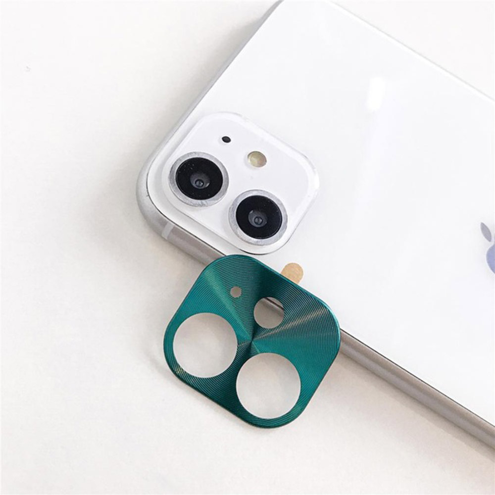 Al Alloy iPhone 11 Ultratunn Kameralinsskydd Ram