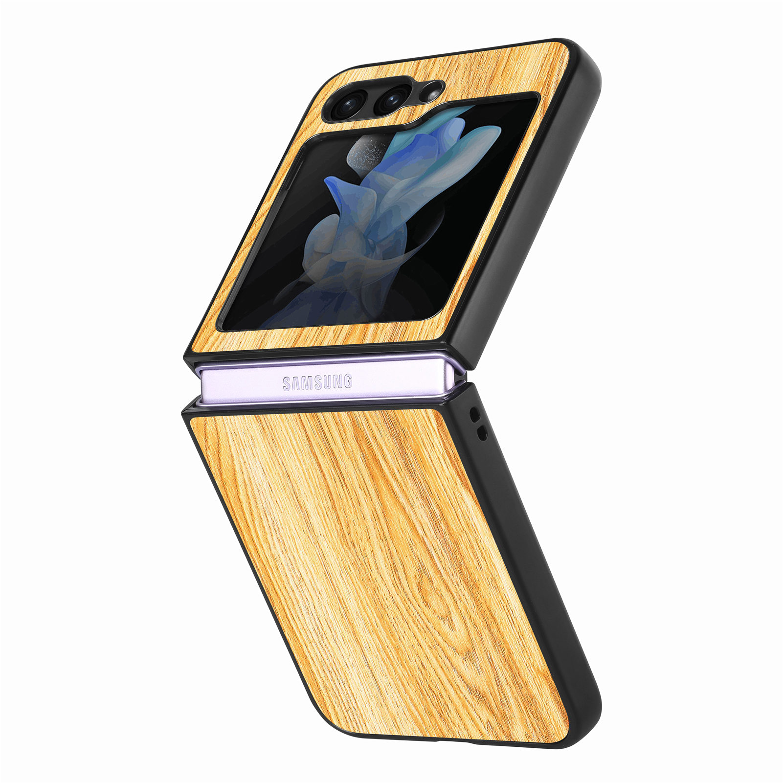 Trätextur Skal för Samsung Galaxy Z Flip5