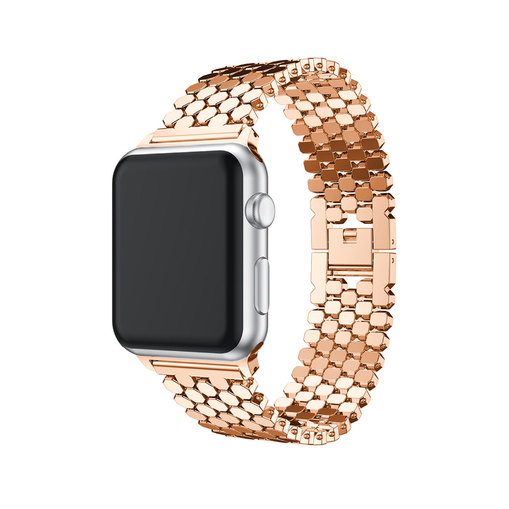 Elegant Länk (Rostfritt Stål) Apple Watch 38mm (3/2/1)