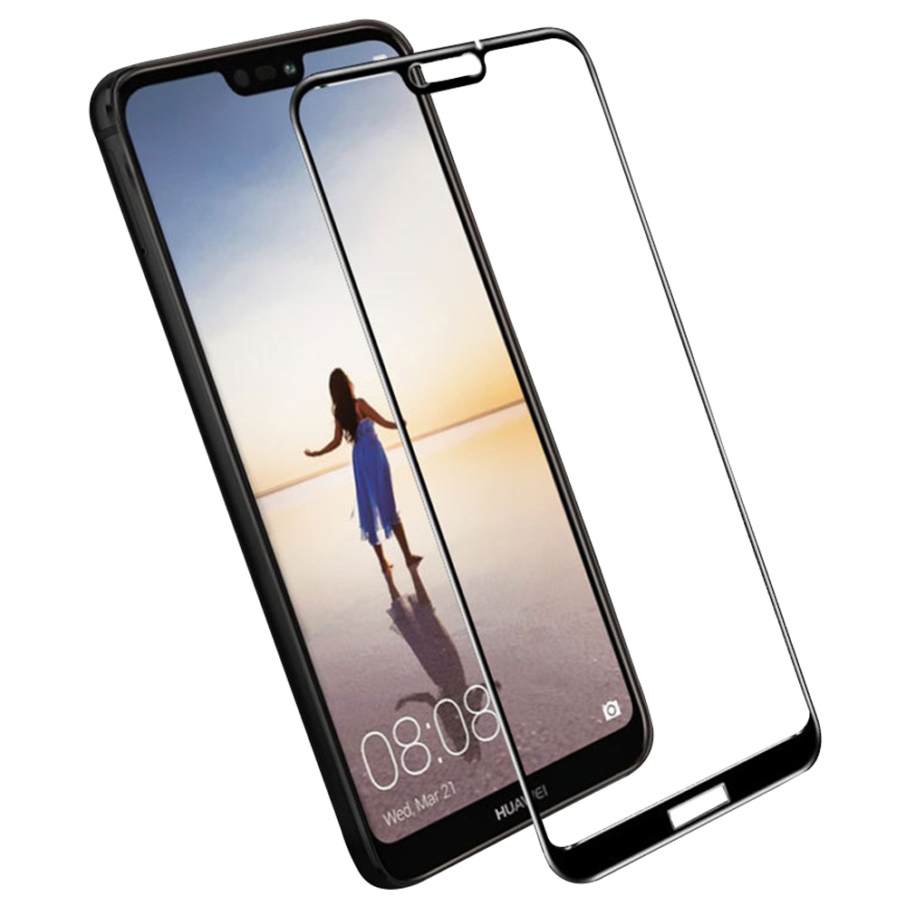 3-PACK HuTechs Carbon-Skärmskydd för Huawei P20 Lite