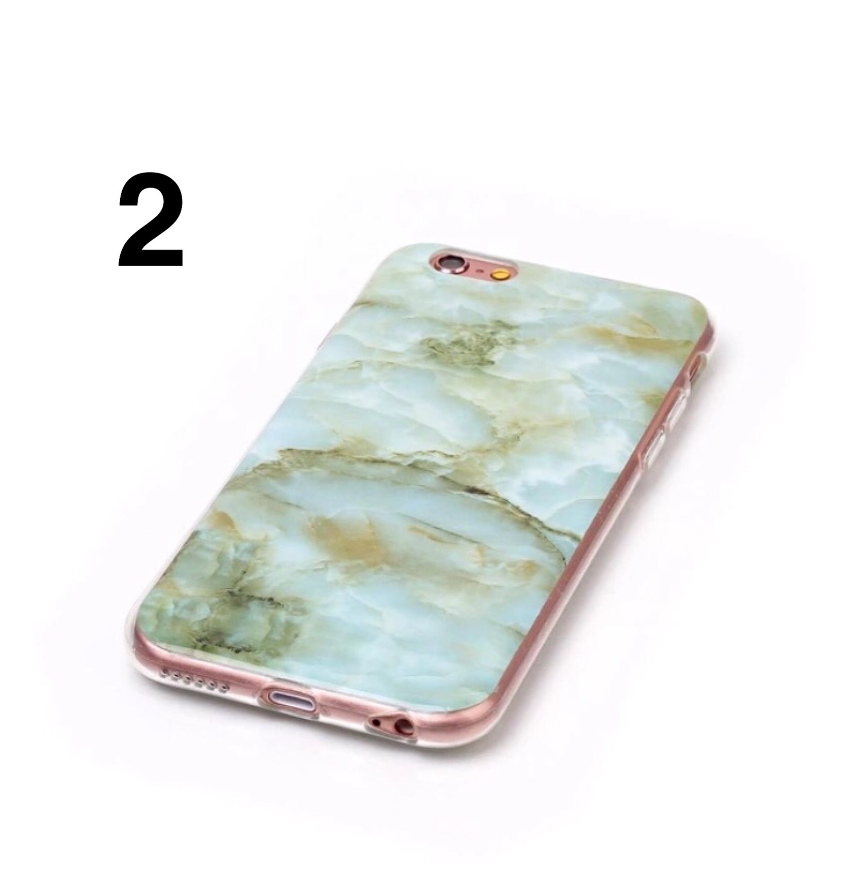 NKOBEE Silikonskal i Marmorfinish för iPhone 7 Plus