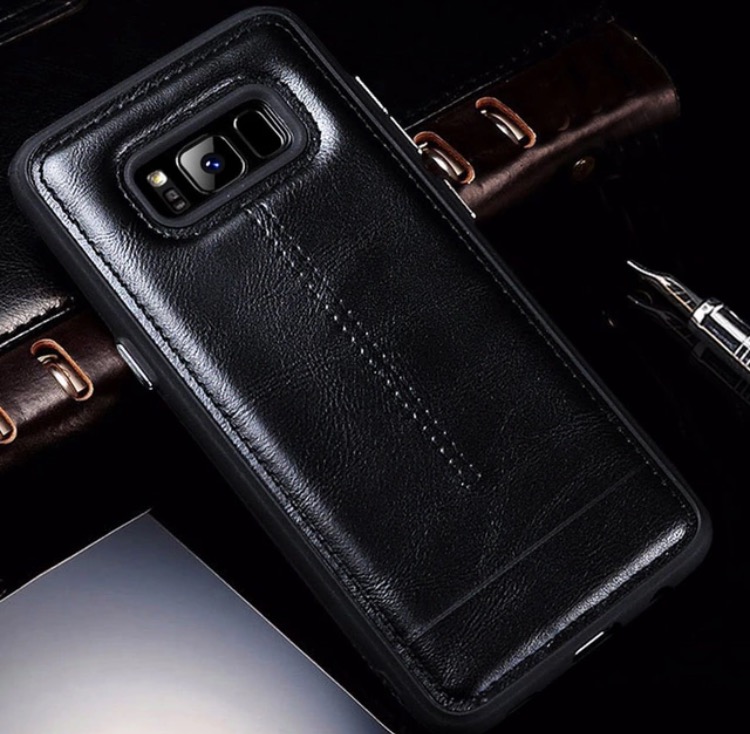 Galaxy S8 - Stilrent NKOBEE Läderskal