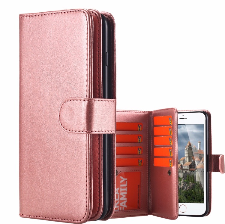 Exklusivt 9-korts Plånboksfodral för iPhone 7 från FLOVEME