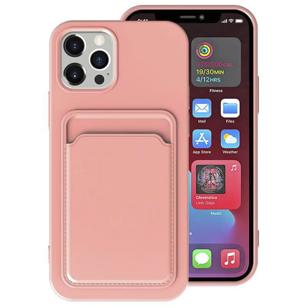 iPhone 12 Pro - Effektfullt Floveme Skal med Korthållare