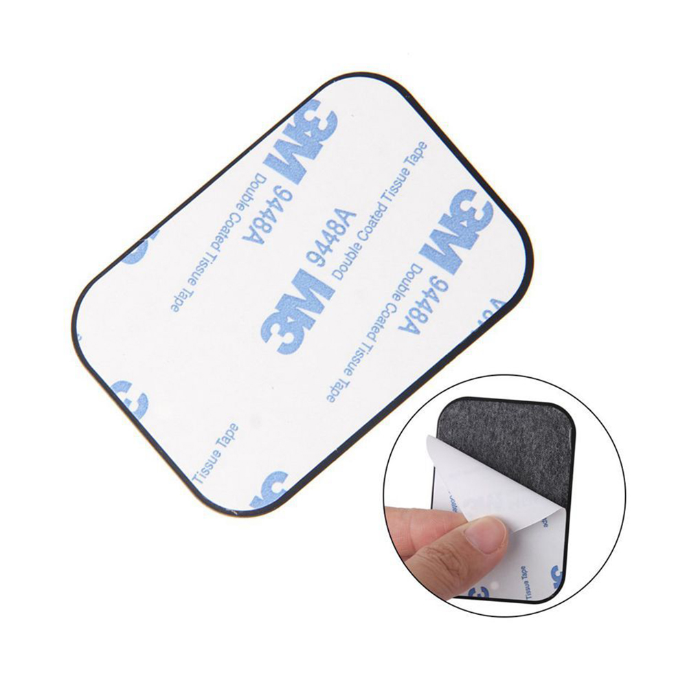 2-PACK Metallplatta för Mobilhållare (Magnethållare) 45x65mm