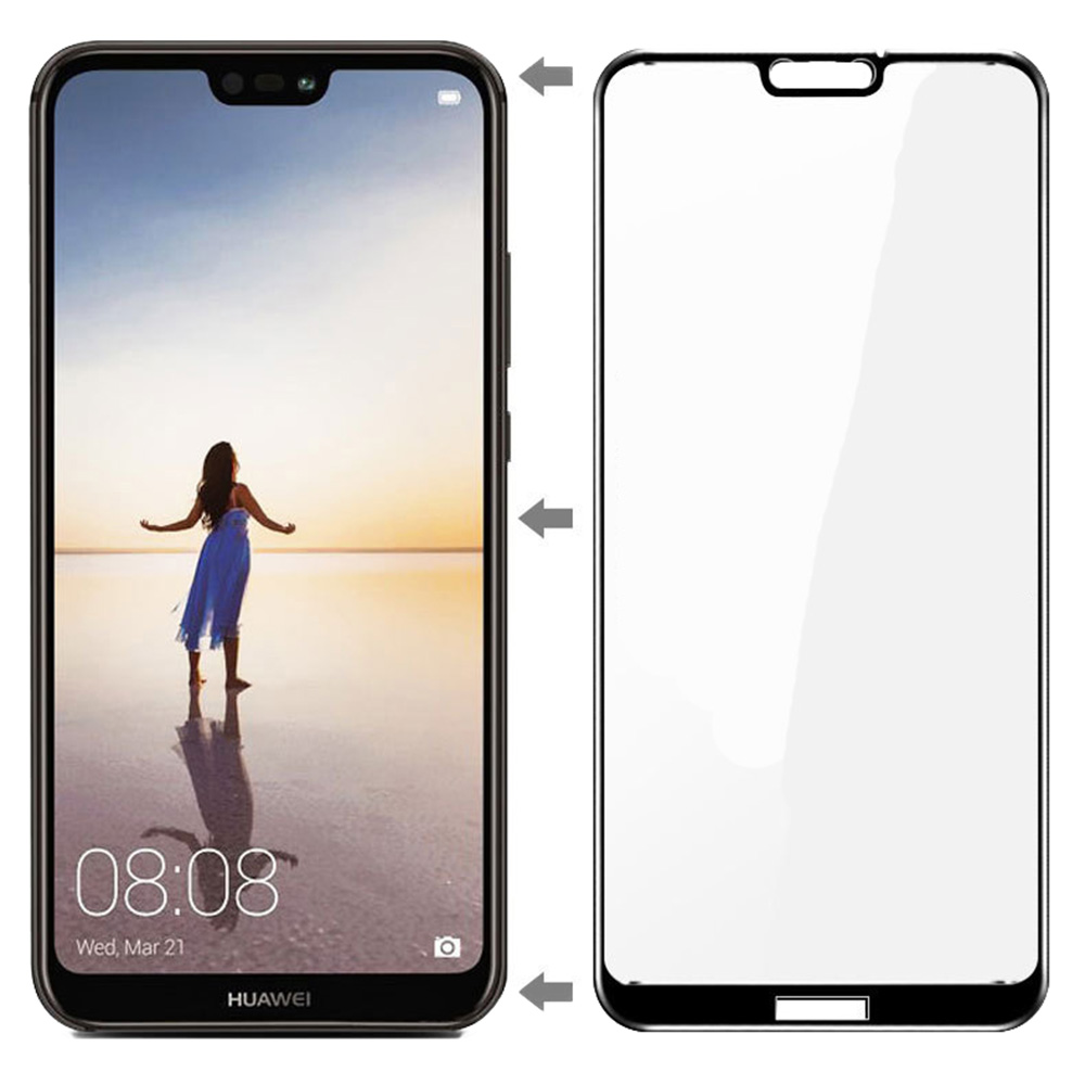 MyGuard Skärmskydd av Carbonmodell för Huawei P20 Lite
