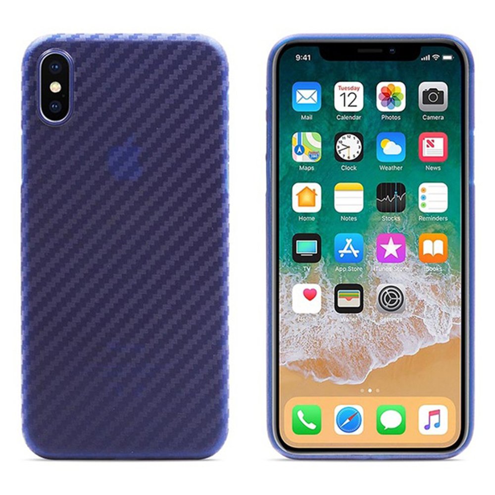 Supertunt mattbehandlat Skal till iPhone X/XS från LEMAN