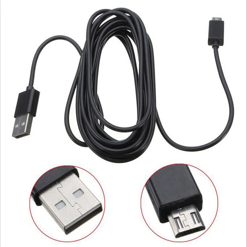 Micro-USB 3 Meter Laddningskabel Samsung PS4